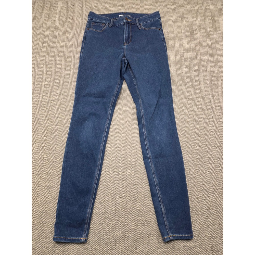 Old Navy Rockstar Super Skinny High Rise‎ Blue Jeans 24/7 Sculpt Womens 4 28x27